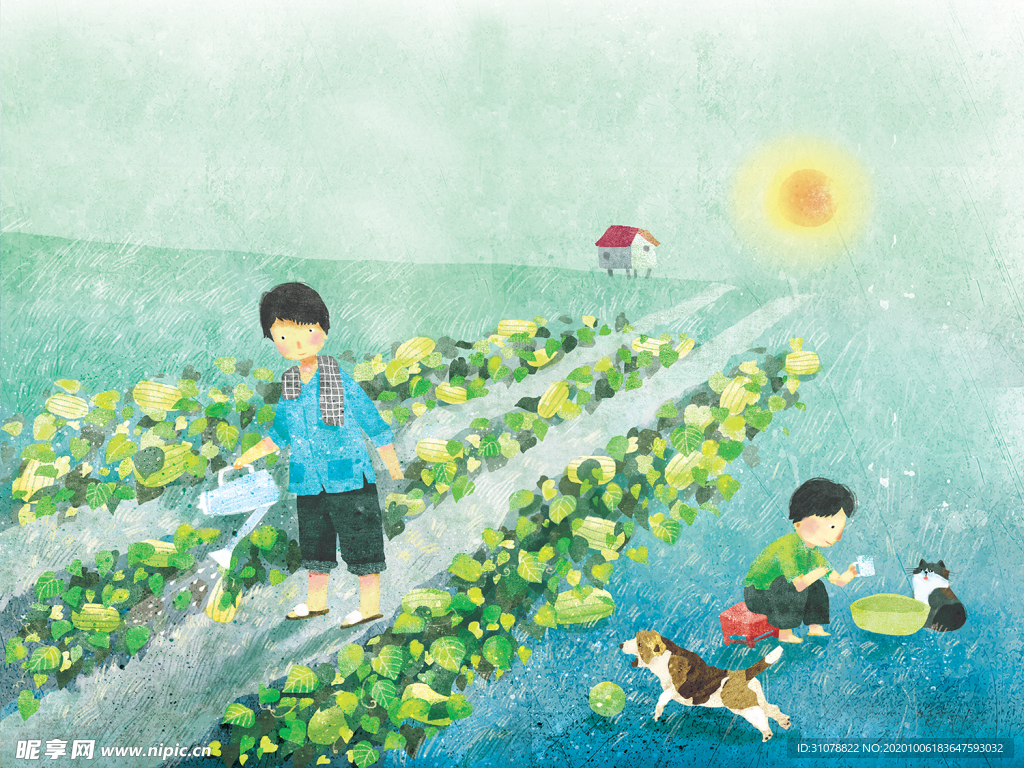 动漫卡通插画图案