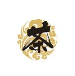 茶祥云书法logo