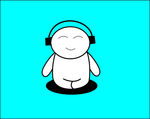 卡通音乐熊