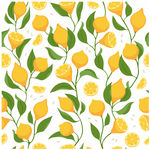 柠檬花卉背景底纹