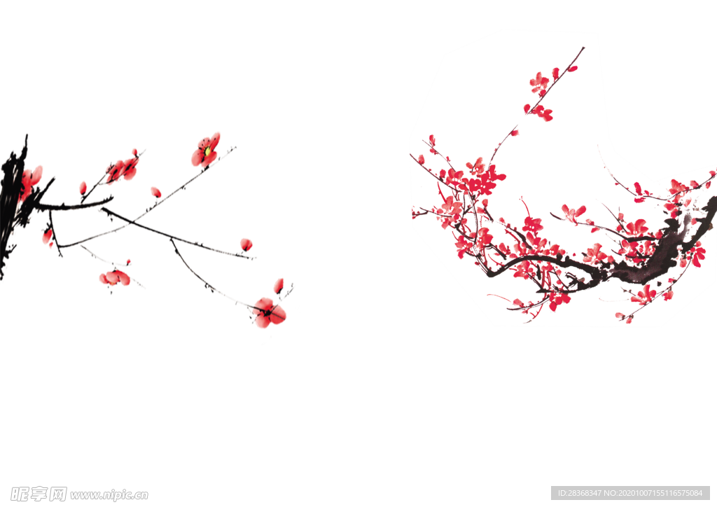 梅花国画