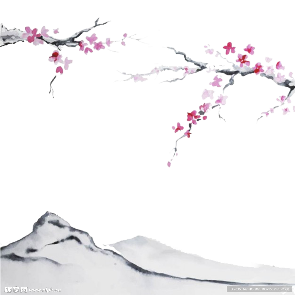 梅花国画