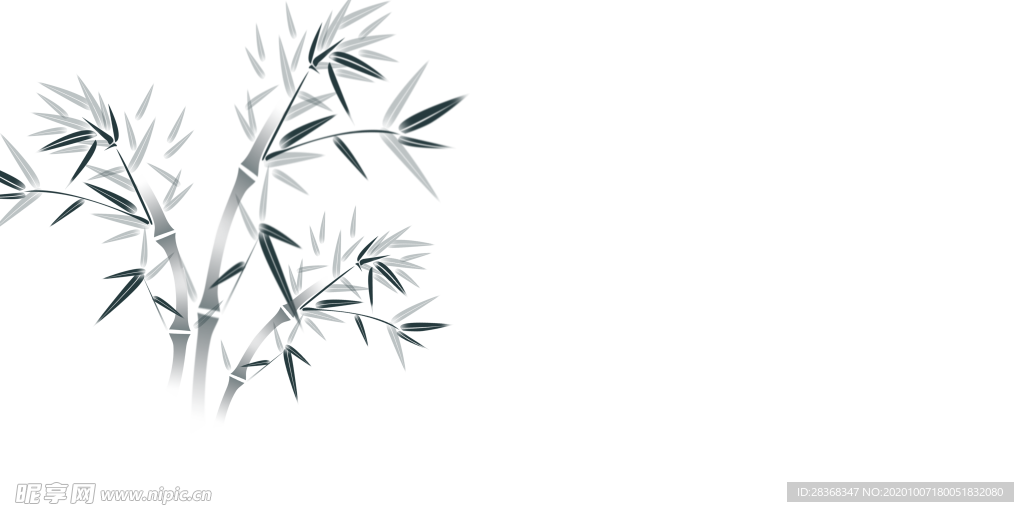 水墨竹子