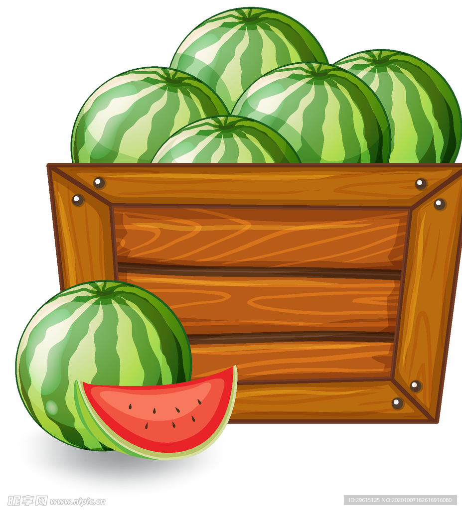 西瓜矢量图