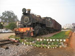 云南建水古城的蒸汽机车