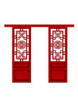 中式门素材