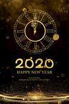 黑金表盘2020倒计时海报
