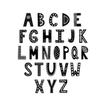 可爱卡通英文字体