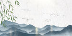 水墨山水画