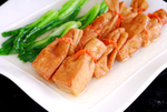 鸡汁布袋豆腐