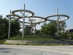 高空圆形雕塑