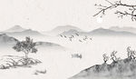 抽象山水画