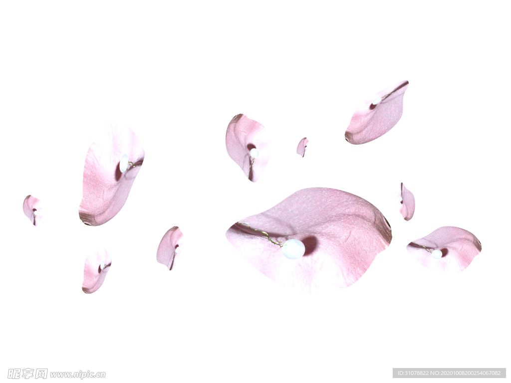 创意碎花漂浮素材