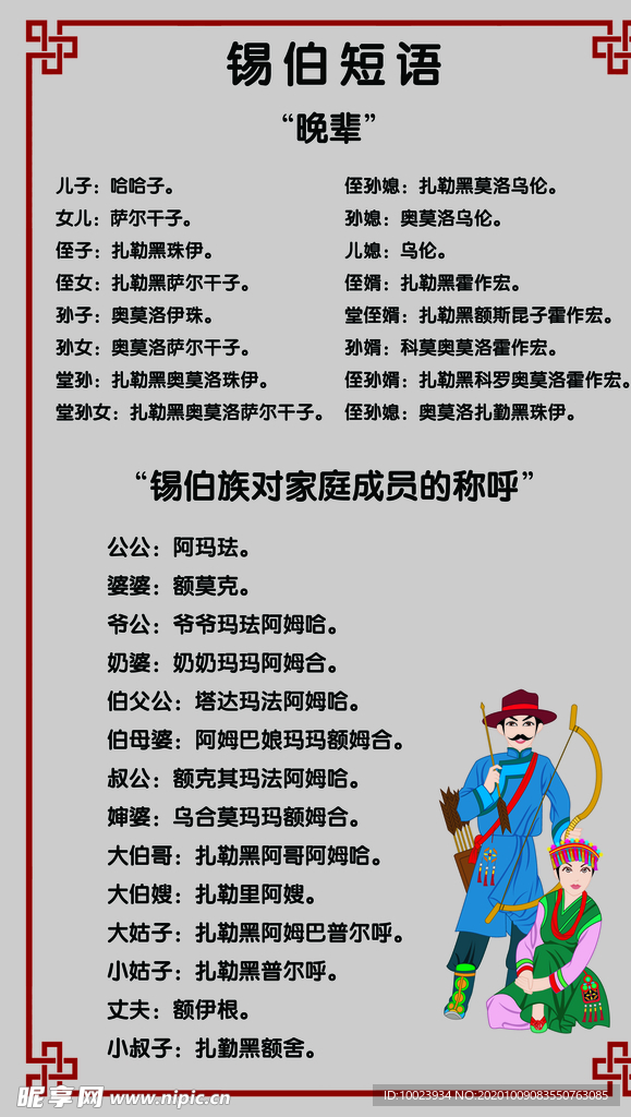 锡伯歇后语