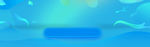 蓝绿渐变电商banner海报