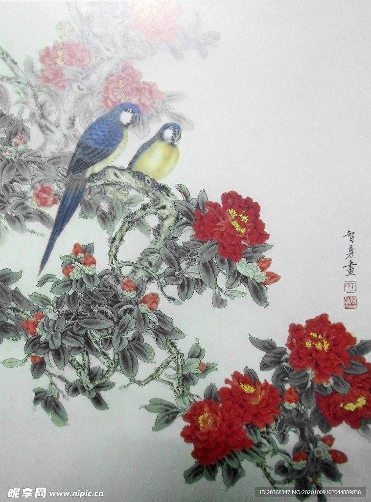 国画花鸟图