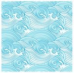 矢量海浪无缝壁纸