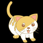 猫咪卡通图案