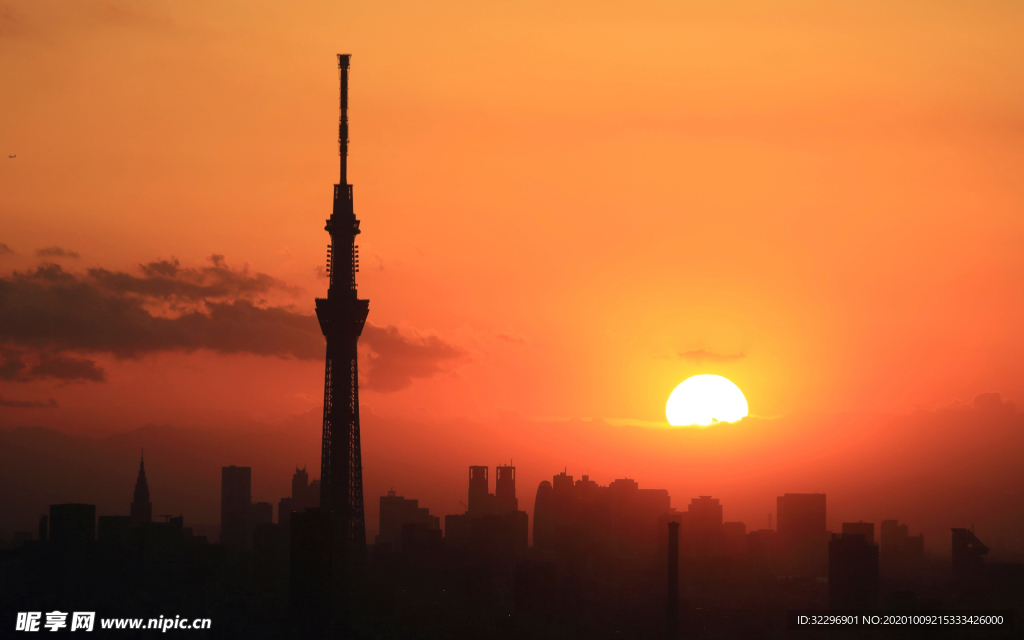 东壁落日 落日余晖 余辉