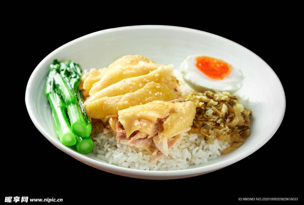 白斩鸡饭