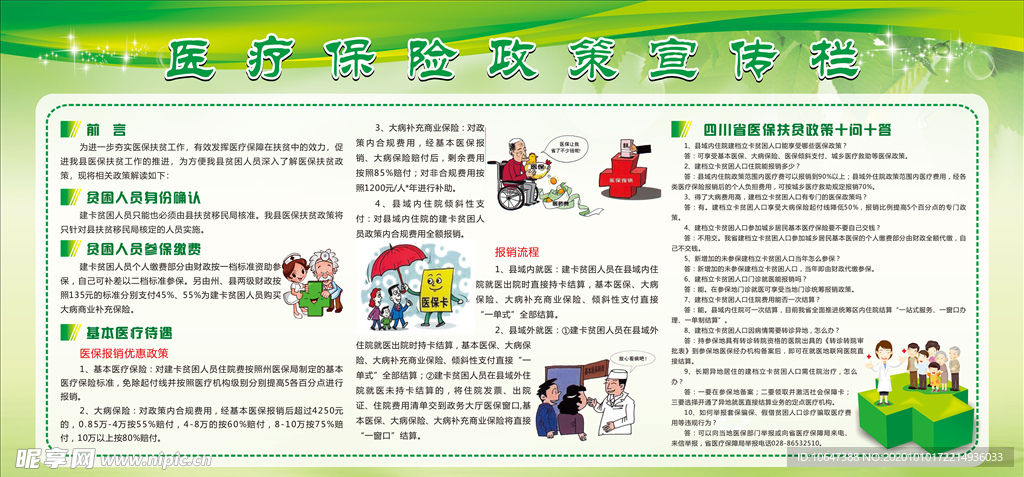绿色宣传栏