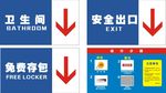 商场超市指示牌