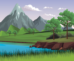 山水画