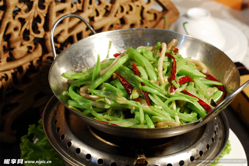 扁豆肉丝钵