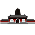 手绘古建筑