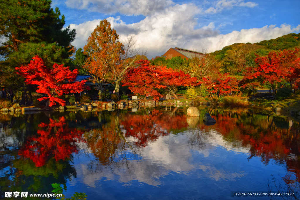 秋季山水景观