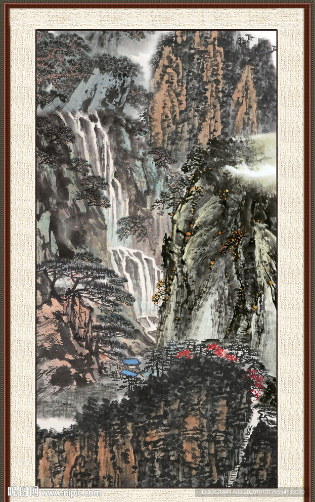 水墨山水画