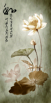 荷花装饰画