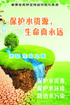 保护水资源 生命真永远 宣传单