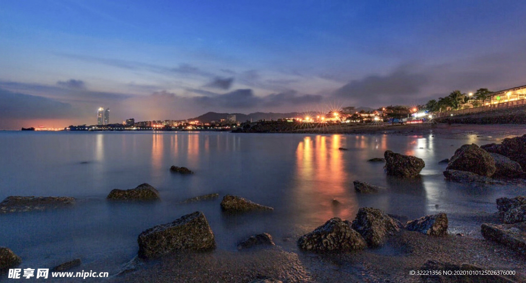 夜景迷人醉 海景