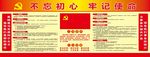 不忘初心牢记使命党建展板