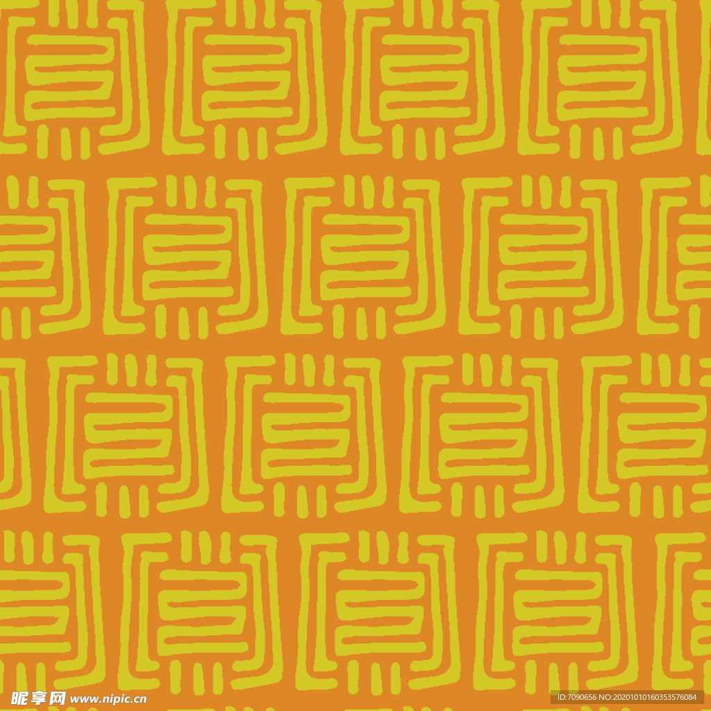 手绘抽象花纹