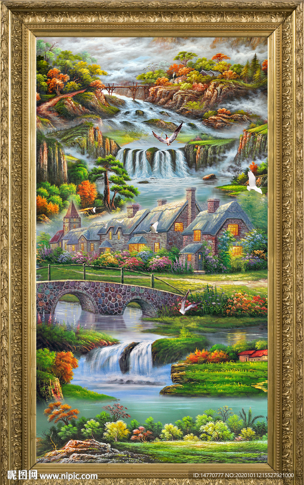 风景 油画