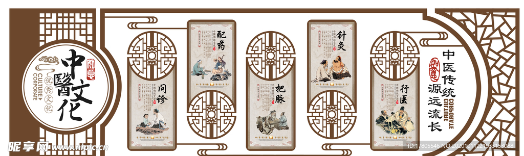 背景墙素材 文化背景墙 文化墙