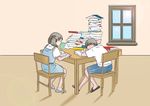 孩子学习的苦恼漫画海报