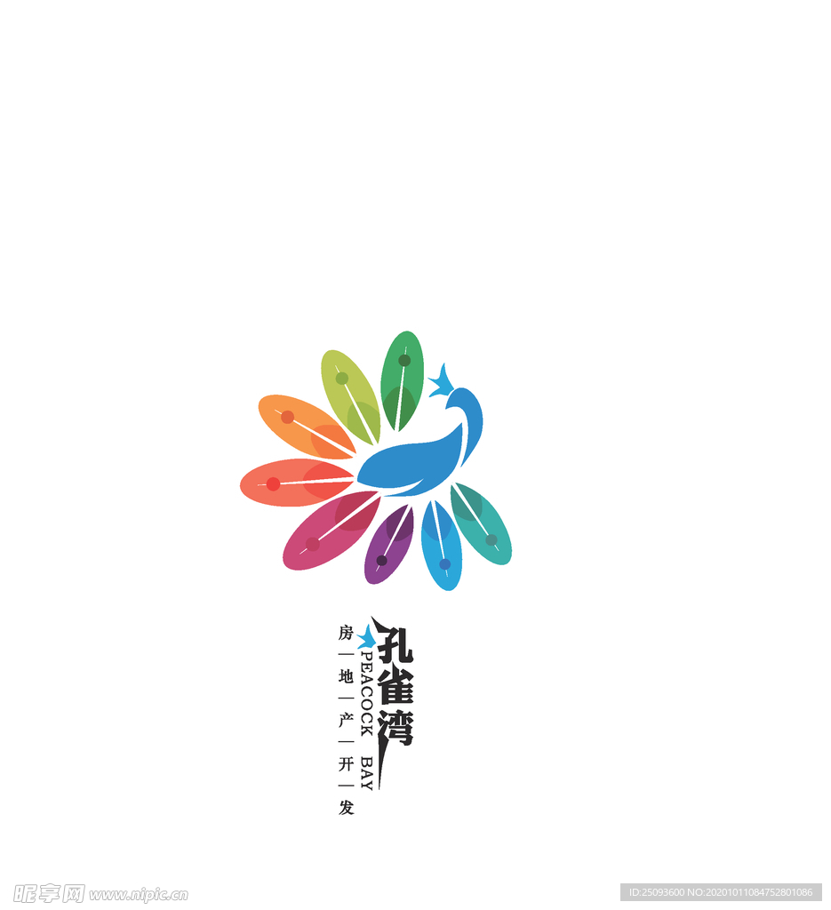 孔雀logo图片