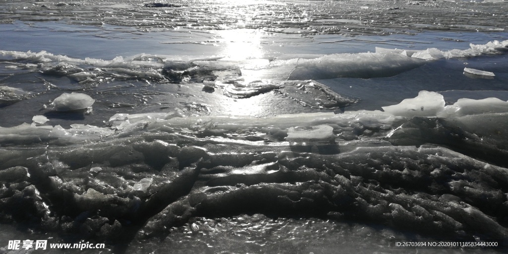 冰川湖泊风景