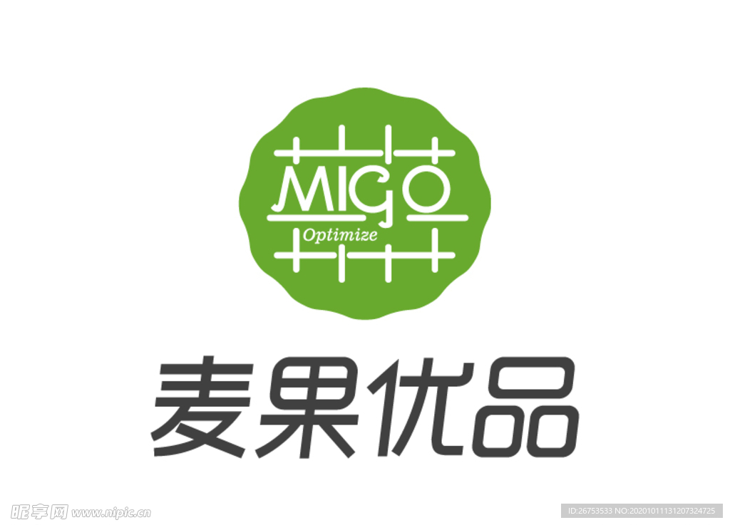 麦果优品 标志 LOGO 商标