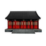 手绘古建筑