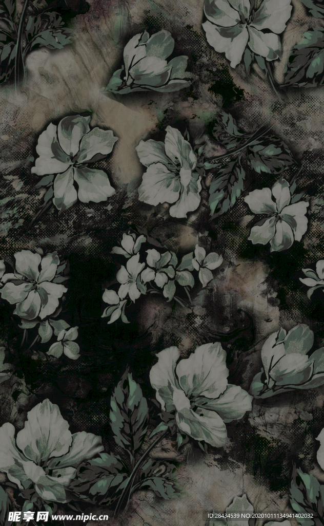 手绘花