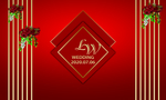 红金婚礼背景