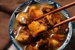 美食红烧猪肉摄影