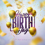 生日背景 生日派对 生日气球图