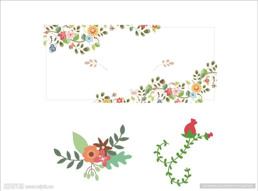 矢量花