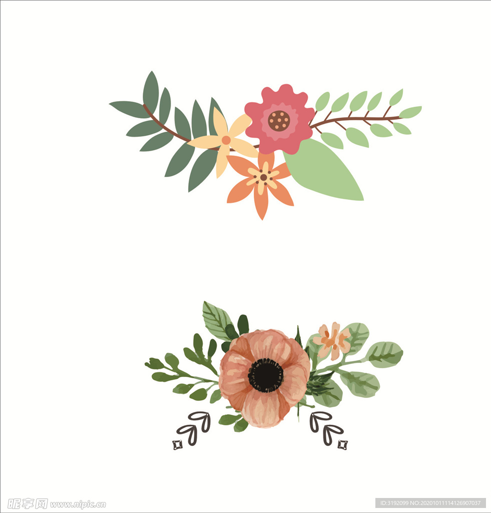 矢量花