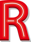 字母R